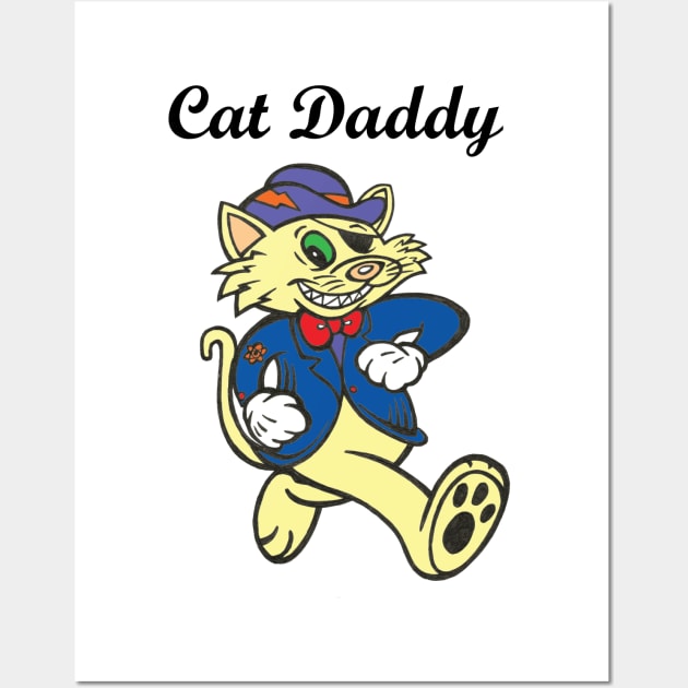 Cat Daddy Wall Art by Russ Farris Art